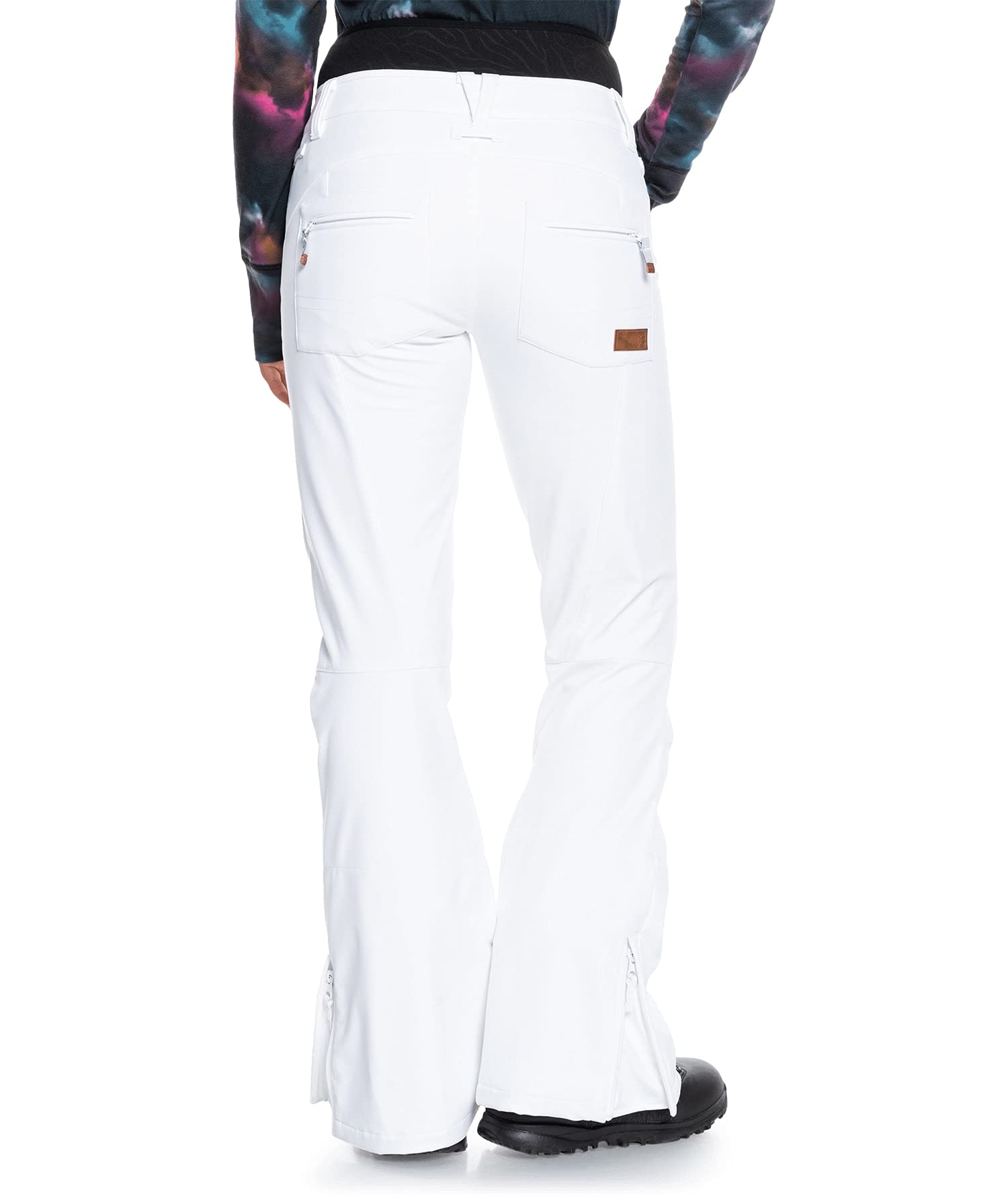 Roxy Women's Rising High Snow Pants - Waterproof Insulated Ski Pants for Winter Sports & Outdoor Activities