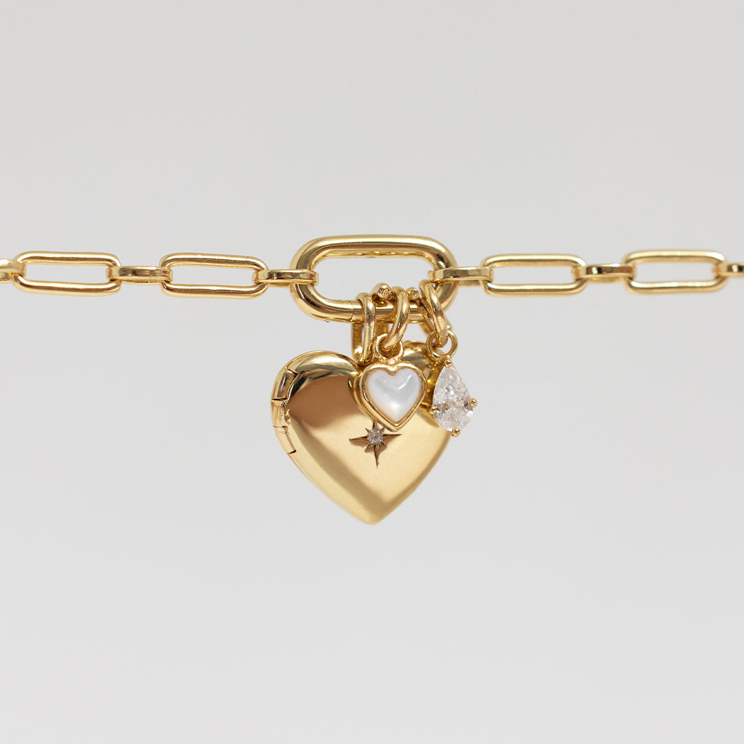 Devote Heart Charm Necklace - Elegant Silver Pendant for Women, Perfect for Valentine's Day Gifts, Anniversaries & Special Occasions