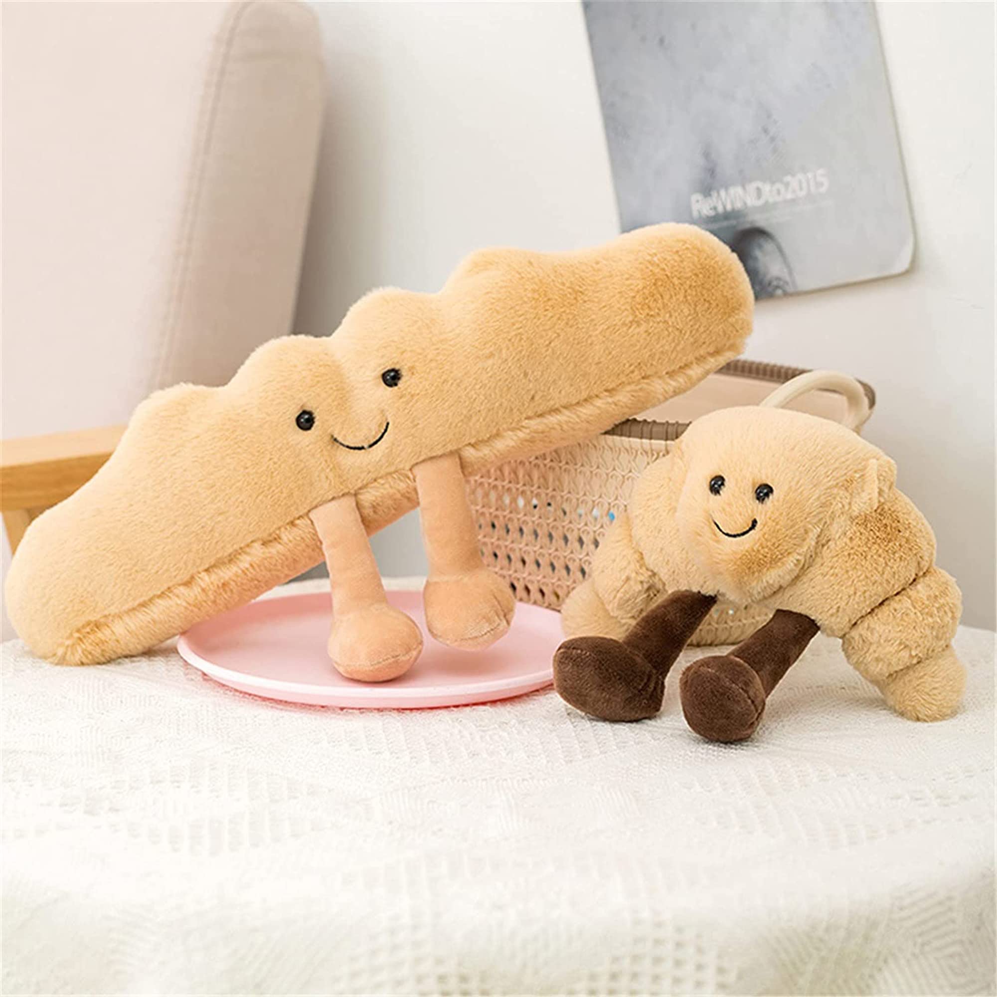 Soft Pretzel Plush Pillow Toy - Cute Stuffed Animal Bread Plushie for Kids, Funny & Huggable Gift for Birthday, Christmas & Home Decor | Perfect for Playtime, Cuddling & Room Decoration