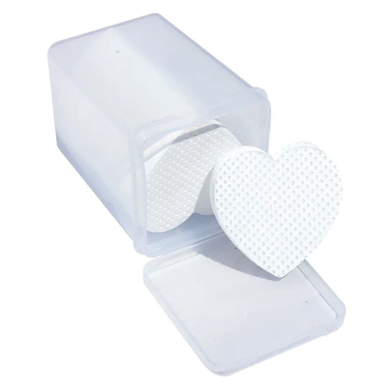 Heart-Shaped Nail Wipes - 200pcs | Gentle Nail Polish Remover Pads for At-Home & Salon Manicures | Perfect for Travel, Quick Touch-Ups & Nail Art