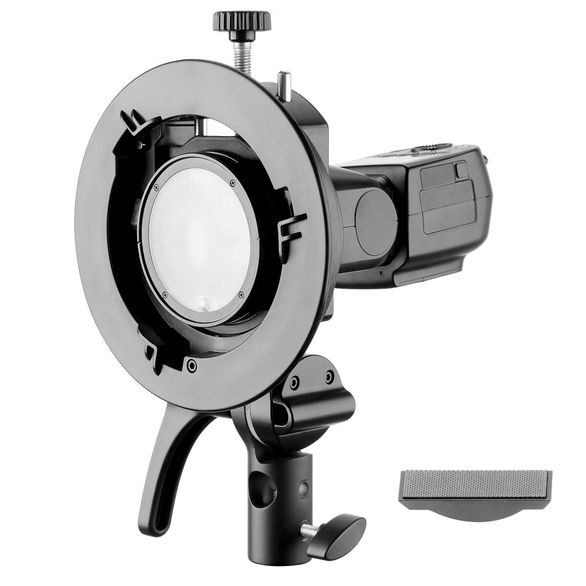 Professional V1 Speedlite Flash with Black/Silver Bounce Umbrella Kit - Perfect for Portrait, Product & Event Photography (Canon/Nikon/Sony Compatible)