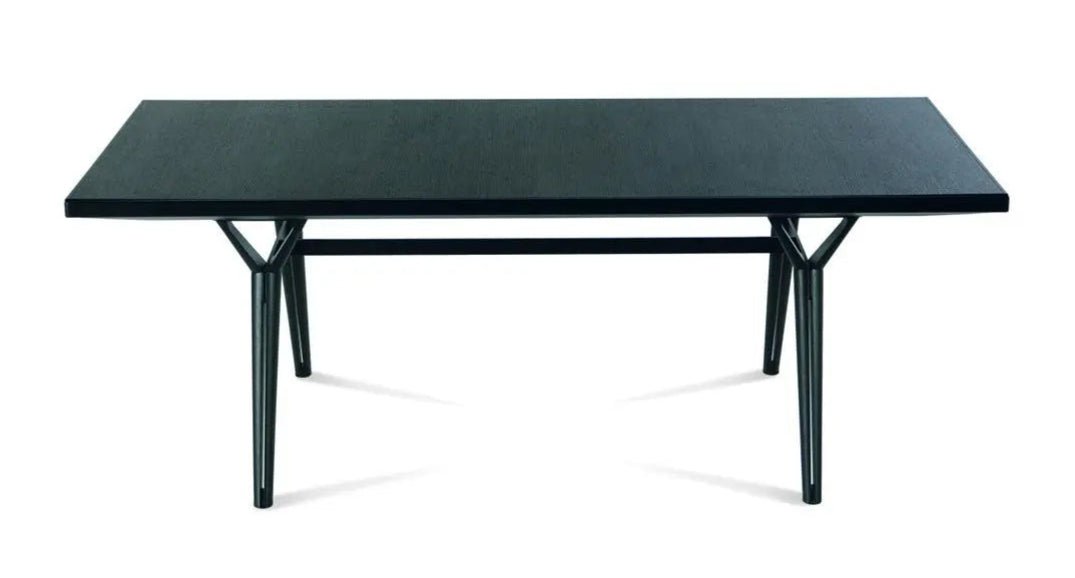 Extendable Dining Table by Bross - Expandable Wooden Table for 6 to 10 People, Perfect for Family Gatherings & Dinner Parties