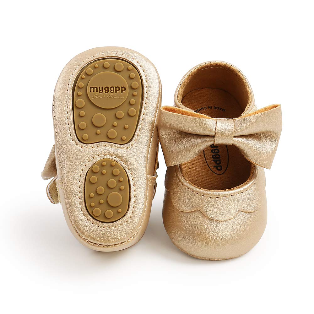 Baby Girl Shoes Soft Sole Mary Jane Flat Shoes for Infant Toddler - Prewalkers First Walking Shoes for Wedding Dress & Crib - Perfect for Special Occasions, Photo Shoots & Everyday Wear