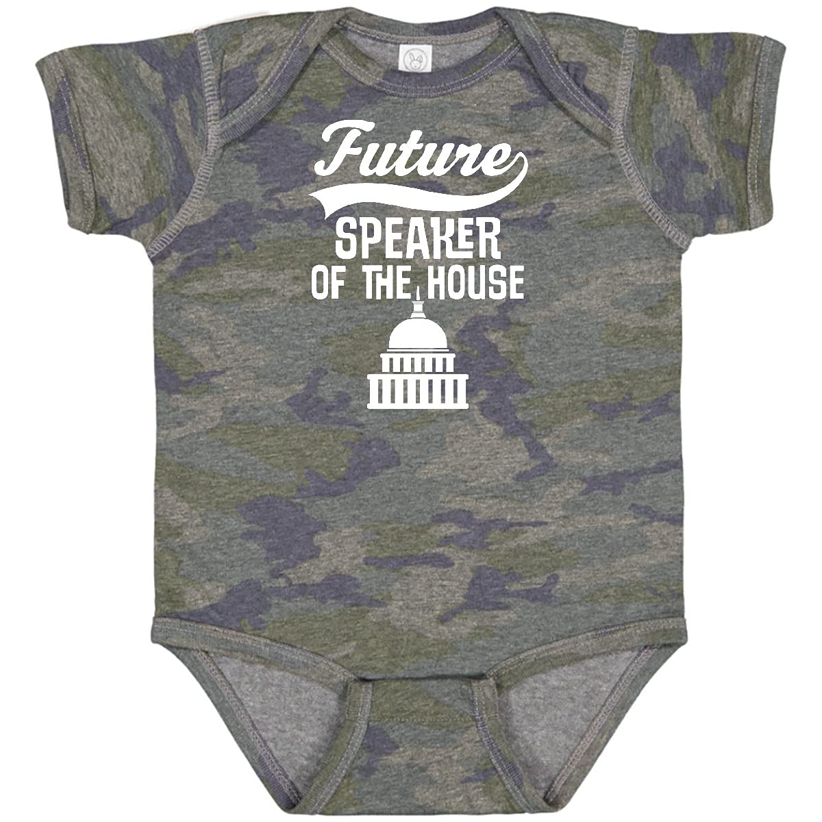 Inktastic Future Speaker of The House Congress Job Baby Bodysuit - Cute Political Onesie for Infants & Toddlers - Perfect for Election Day, Baby Showers & Political Events