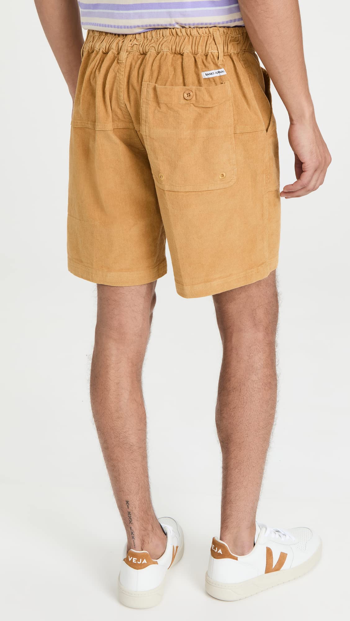 Banks Journal Men's Big Bear Corduroy Shorts - Comfortable Casual Wear for Summer & Outdoor Activities | Hiking, Beach, Travel