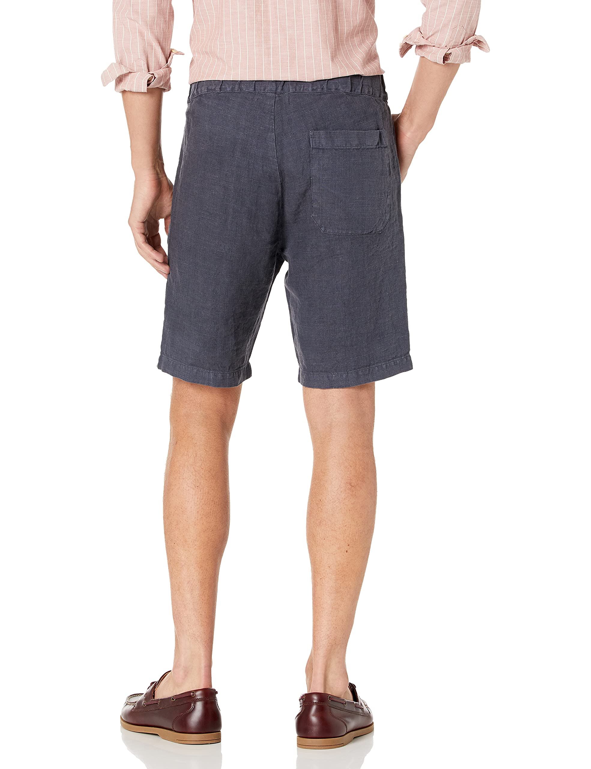 Premium Maxwell Woven Linen Shorts for Men - Breathable Summer Casual Shorts with Elastic Waistband | Perfect for Beach, Vacation & Outdoor Activities