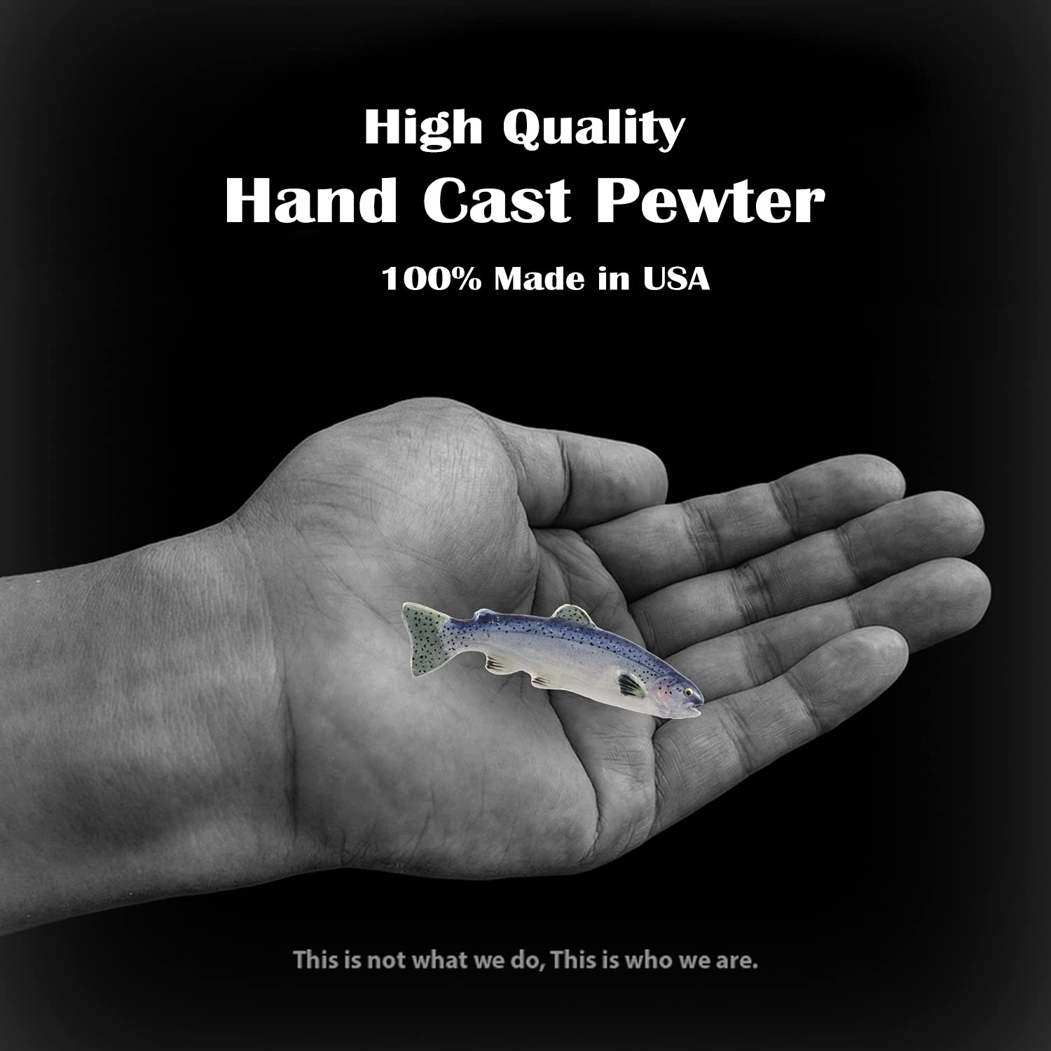 Steelhead Fish Lapel Pins for Women - Handmade in USA, 200 Unique Designs - Hat Pins, Brooches, Jewelry Gifts for Fishing Enthusiasts (Perfect for Outdoor Events, Fishing Trips & Collector Displays) FP030D