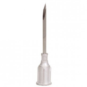 18 Gauge Aluminum Hub Disposable Needles - Sterile Medical Syringe Needles for IV Therapy, Injections & Veterinary Use