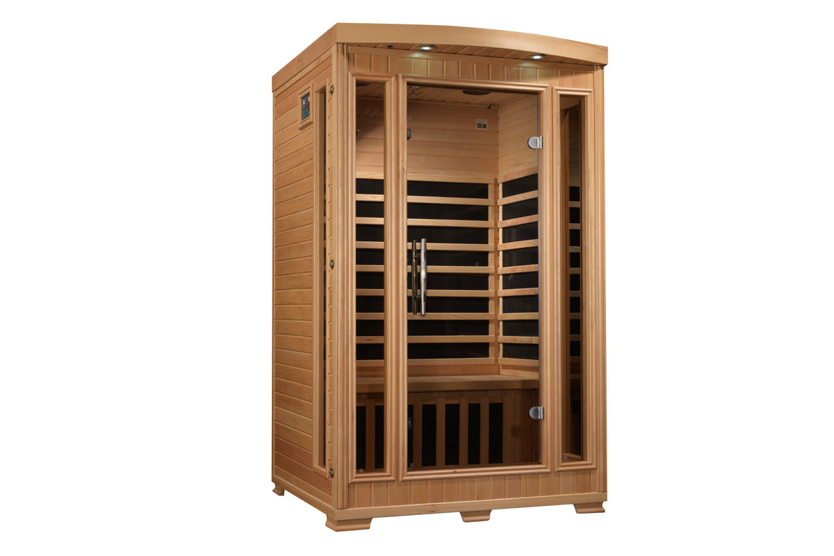 Pro 6 Amanda 2-Person Low EMF Far Infrared Sauna (2025 Edition) - Home Spa Relaxation & Detox Therapy for Wellness