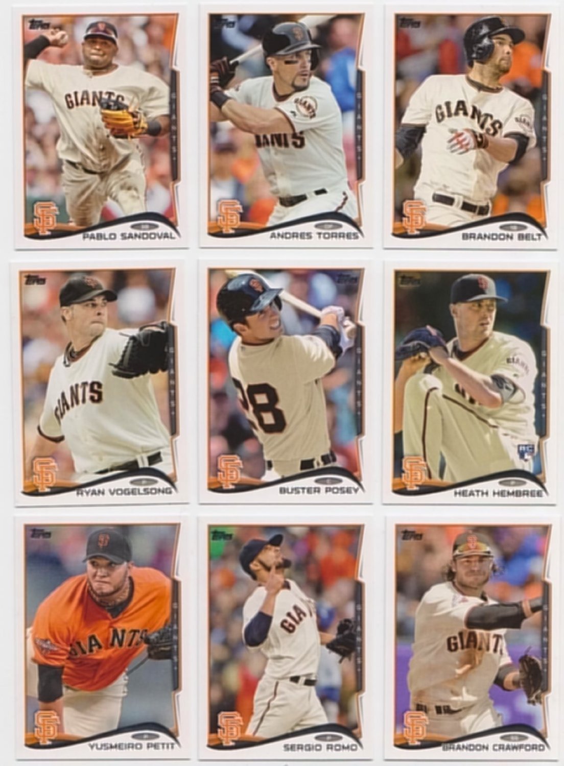2010-2014 Topps San Francisco Giants World Series Complete Team Set - 100+ Cards Including Buster Posey & Madison Bumgarner Rookie Cards in Protective Acrylic Cases | Perfect Baseball Memorabilia Gift for MLB Fans & Collectors | Ideal for Display, Trading, and Sports Collections