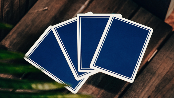Premium NOC Pro 2021 Playing Cards - Navy Blue Deck for Magic Tricks, Poker Games & Cardistry | Professional Quality for Performers and Collectors