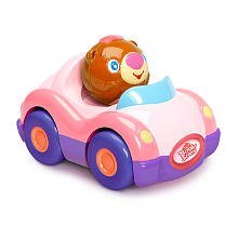 Bright Starts Having a Ball Press & Zoom Pals - Pink Roadster Baby Toy | Interactive Crawling & Learning Car for Toddlers | Perfect for Playtime, Early Development & Motor Skills