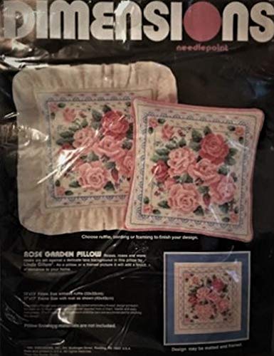 13x13 Inch Rose Garden Pillow Kit - Floral Decorative Throw Pillow Cover for Living Room, Bedroom & Outdoor Decor