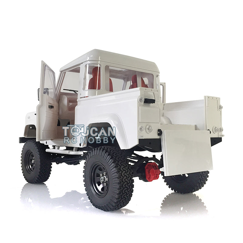 1/10 Scale D90 RC Rock Crawler Car - 4WD Off-Road Remote Control Truck with Metal Chassis, ESC, Servo Motor, LED Lights & Sound System - Perfect for Trail Crawling and Backyard Rock Climbing Adventures