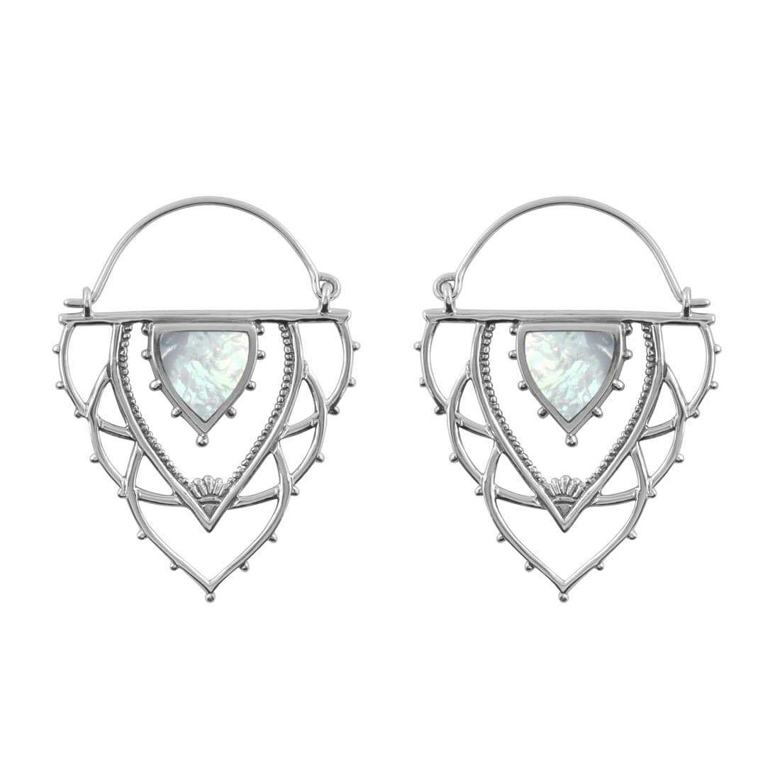 Vintage Pearl Hoop Earrings - Classic Dangle Drop Earrings for Women, Elegant Pearl Jewelry Gift for Her | Perfect for Weddings, Parties & Special Occasions