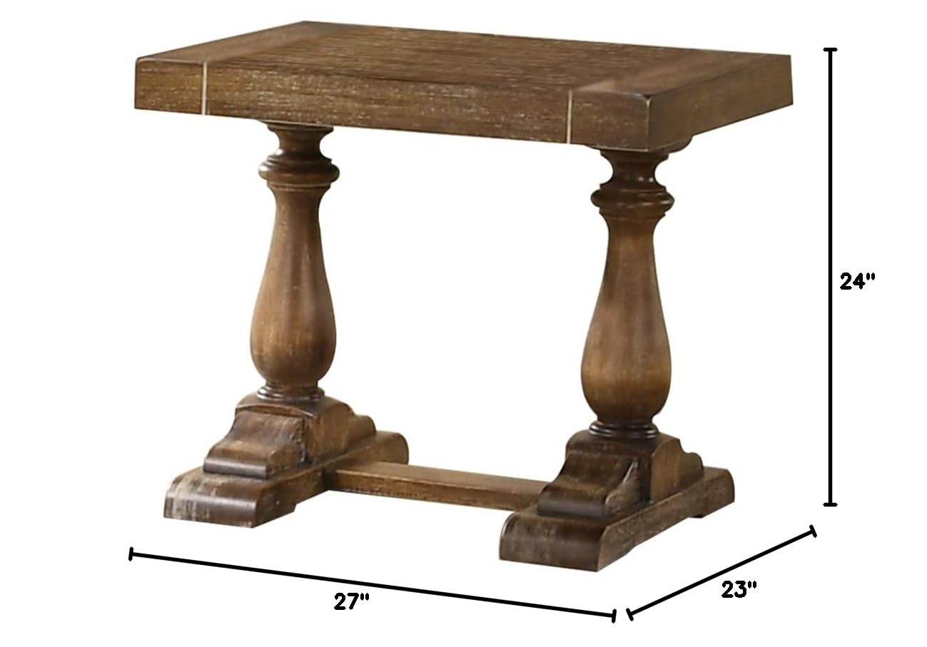 Best Transitional Living Room End Table - Modern Gray Side Table for Sofa, Bed & Lounge - Sturdy & Stylish Home Decor Accent Piece