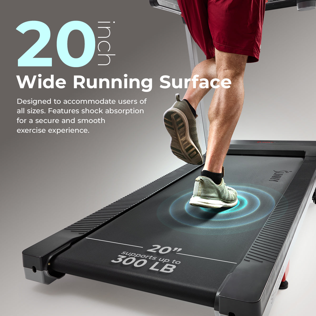 Premium Foldable Auto Incline Smart Treadmill with 20
