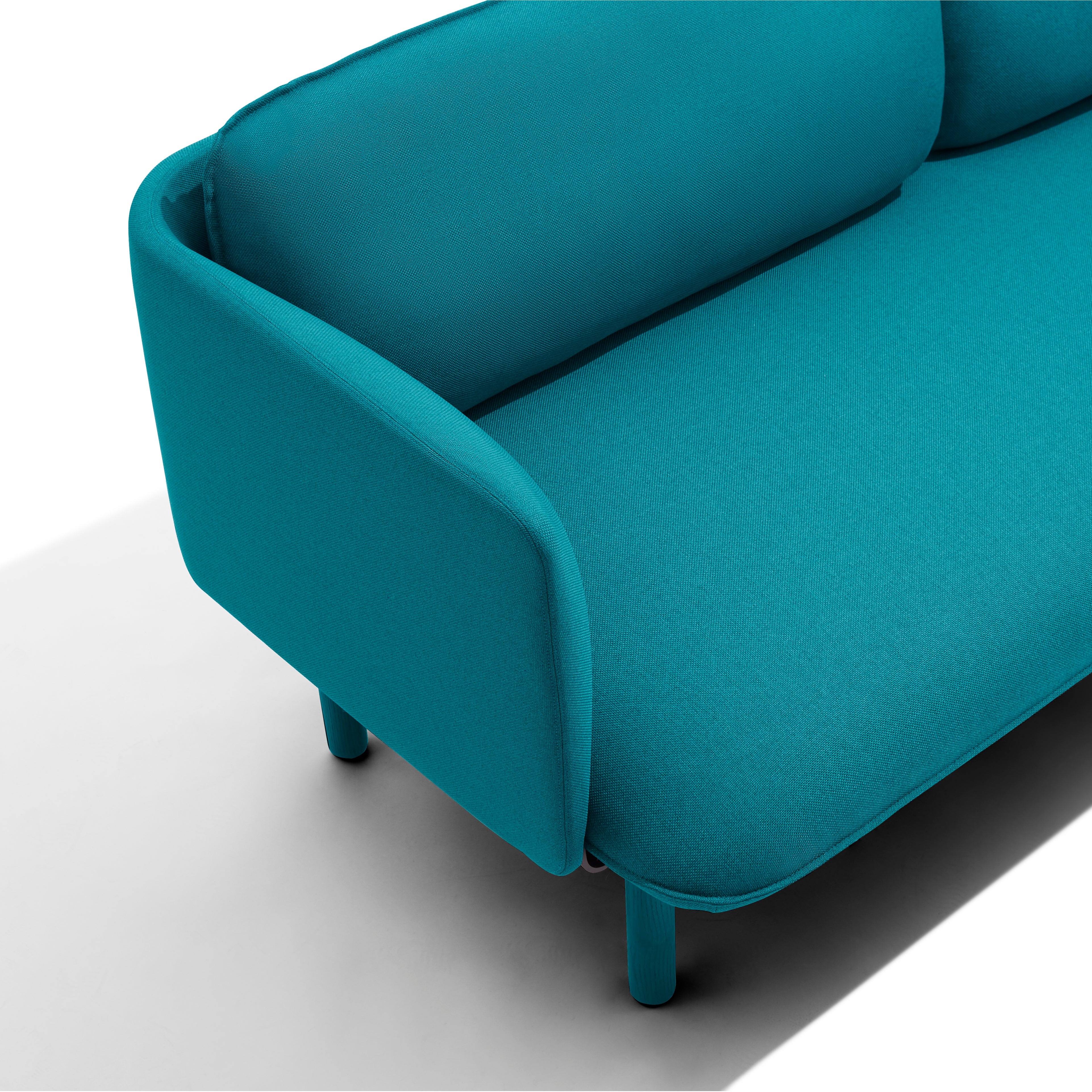 QT Low Lounge Sofa - Modern Minimalist Sectional Couch for Small Spaces - Perfect for Apartments, Living Rooms, and Cozy Home Decor