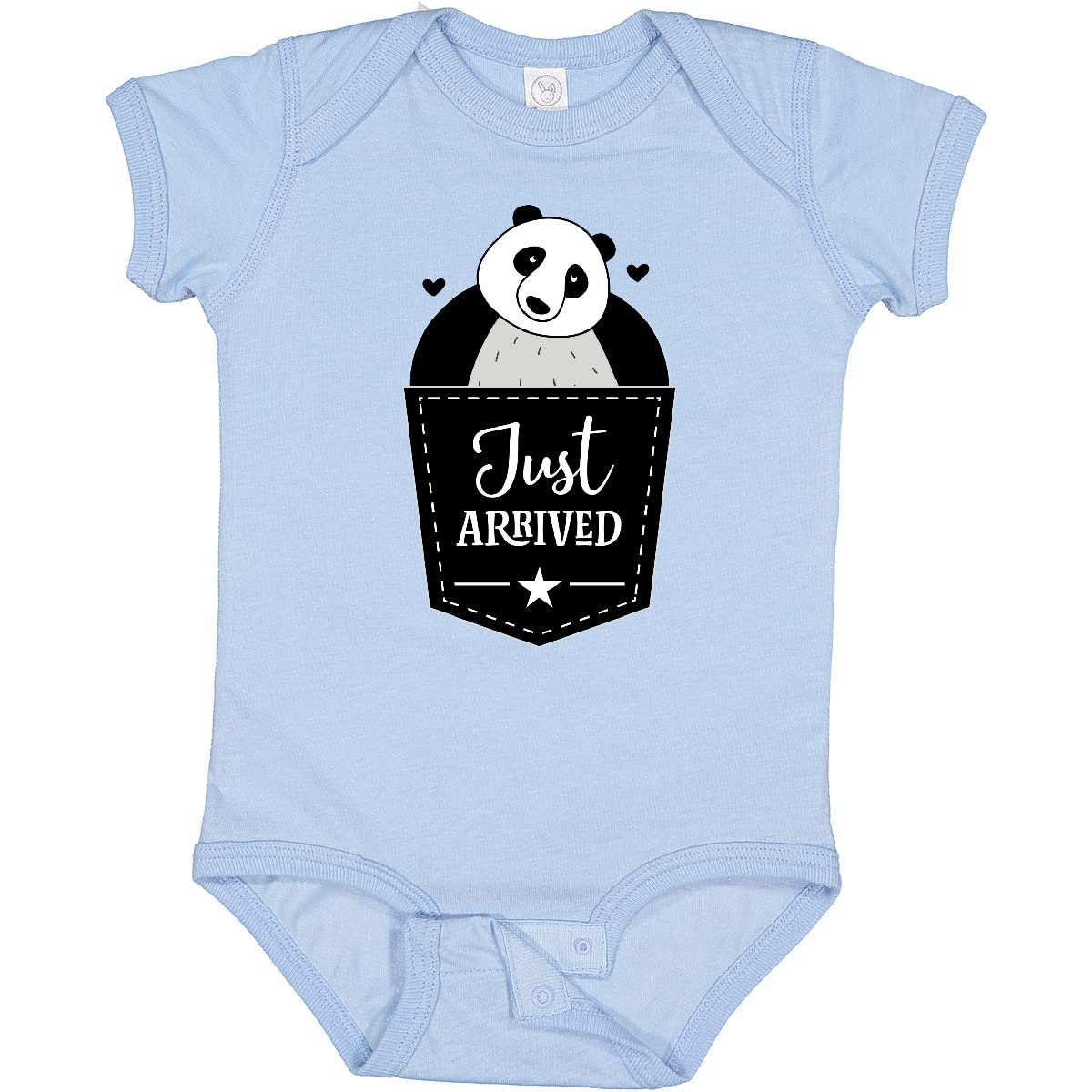 Inktastic Cute Panda Bear Baby Bodysuit - Soft Cotton Newborn Onesie for Boys & Girls - Perfect for Baby Showers, Birth Announcements, and First Birthday Gifts