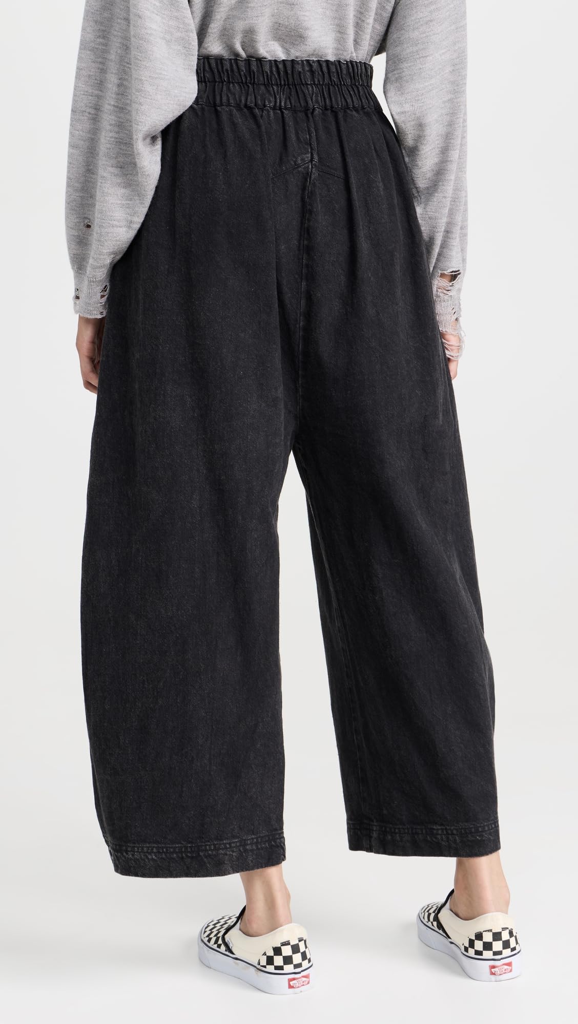 Free People Women's Cool Harbor Wide Leg Pants - Soft Linen Blend High Waist Casual Beach Pants for Summer Vacation & Boho Style Outfits