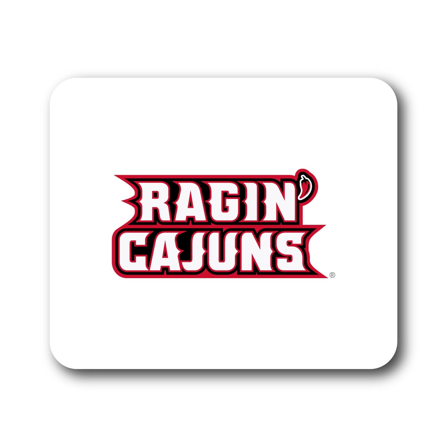 Premium Fabric Mouse Pad with University of Louisiana at Lafayette Logo - Classic White Design for Office, Gaming & Home Workspace Comfort