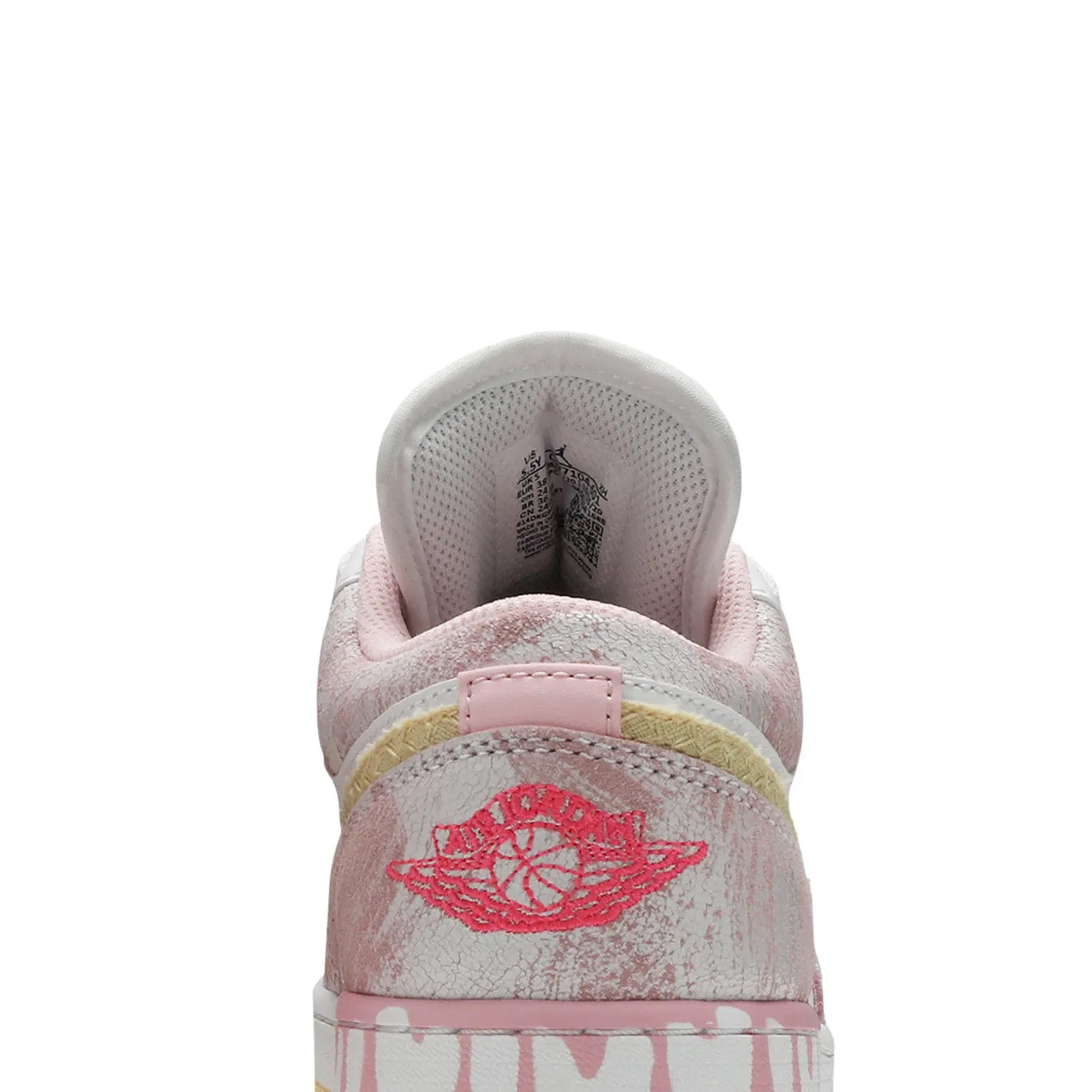 Air Jordan 1 Low 'Paint Drip' GS Sneakers - Boys & Girls Basketball Shoes for Casual Wear & Street Style Fashion