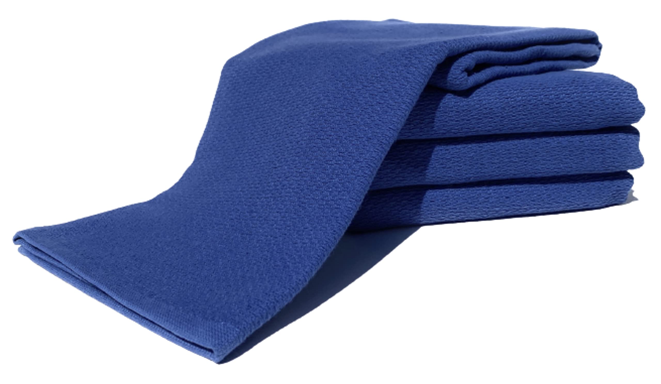 Williams-Sonoma Premium Kitchen Pantry Towels Set of 4 - Super Absorbent & Quick-Drying Dish Cloths in Bright Blue - Perfect for Cooking, Baking & Kitchen Cleaning