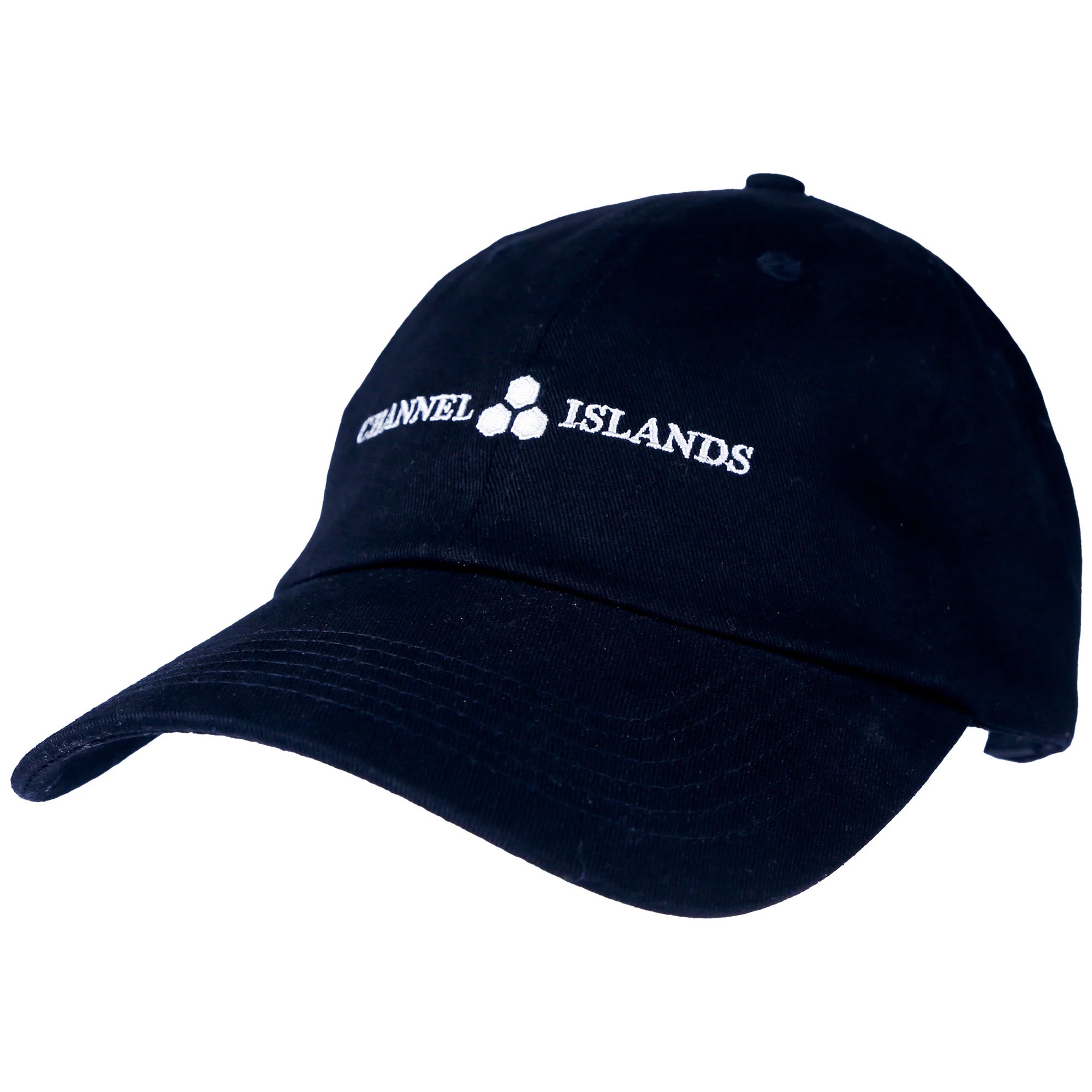 Channel Islands Straight CI Men's Baseball Cap - Black | Stylish & Comfortable for Surfing, Beach & Outdoor Activities