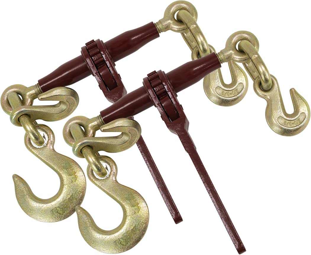 Heavy Duty 15,000 LBS WLL Ratchet Load Chain Binder with 1/2