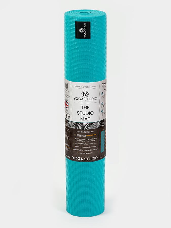 Premium Non-Slip 6mm Thick Yoga Mat for Hot Yoga & Home Workouts - Eco-Friendly TPE Exercise Mat with Carrying Strap - Ideal for Pilates, Gym & Studio Practice