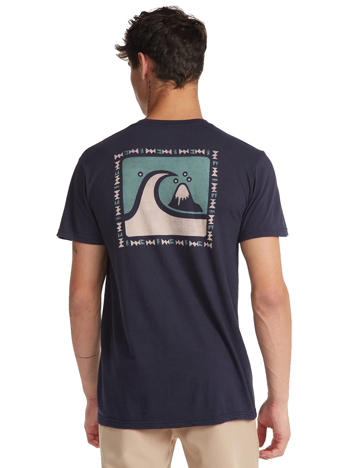 Quiksilver Men's Time Lapse Graphic T-Shirt - Comfortable Casual Short Sleeve Tee for Surfing, Beach & Everyday Wear