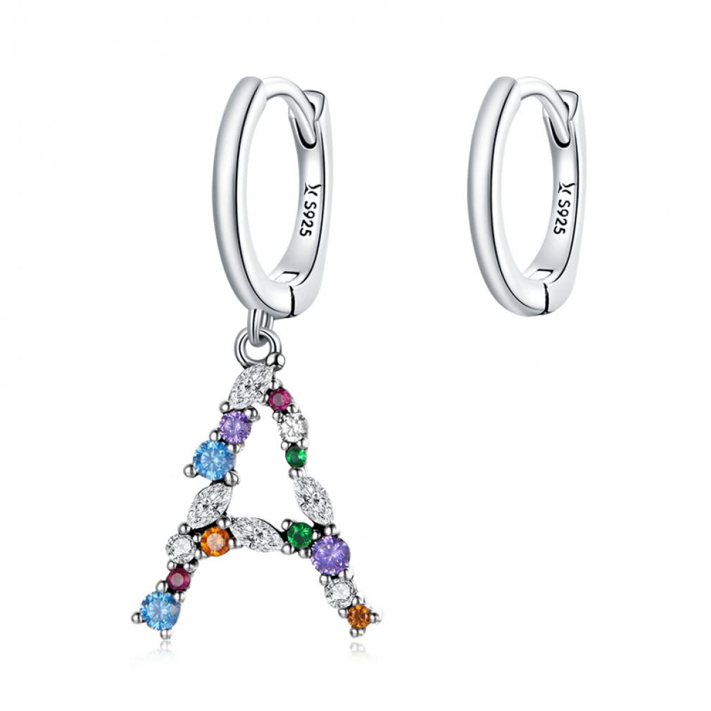 925 Sterling Silver Letter Earrings - Elegant Initial Jewelry Gift for Women, Perfect for Birthdays, Anniversaries & Special Occasions | Hypoallergenic & Tarnish-Resistant