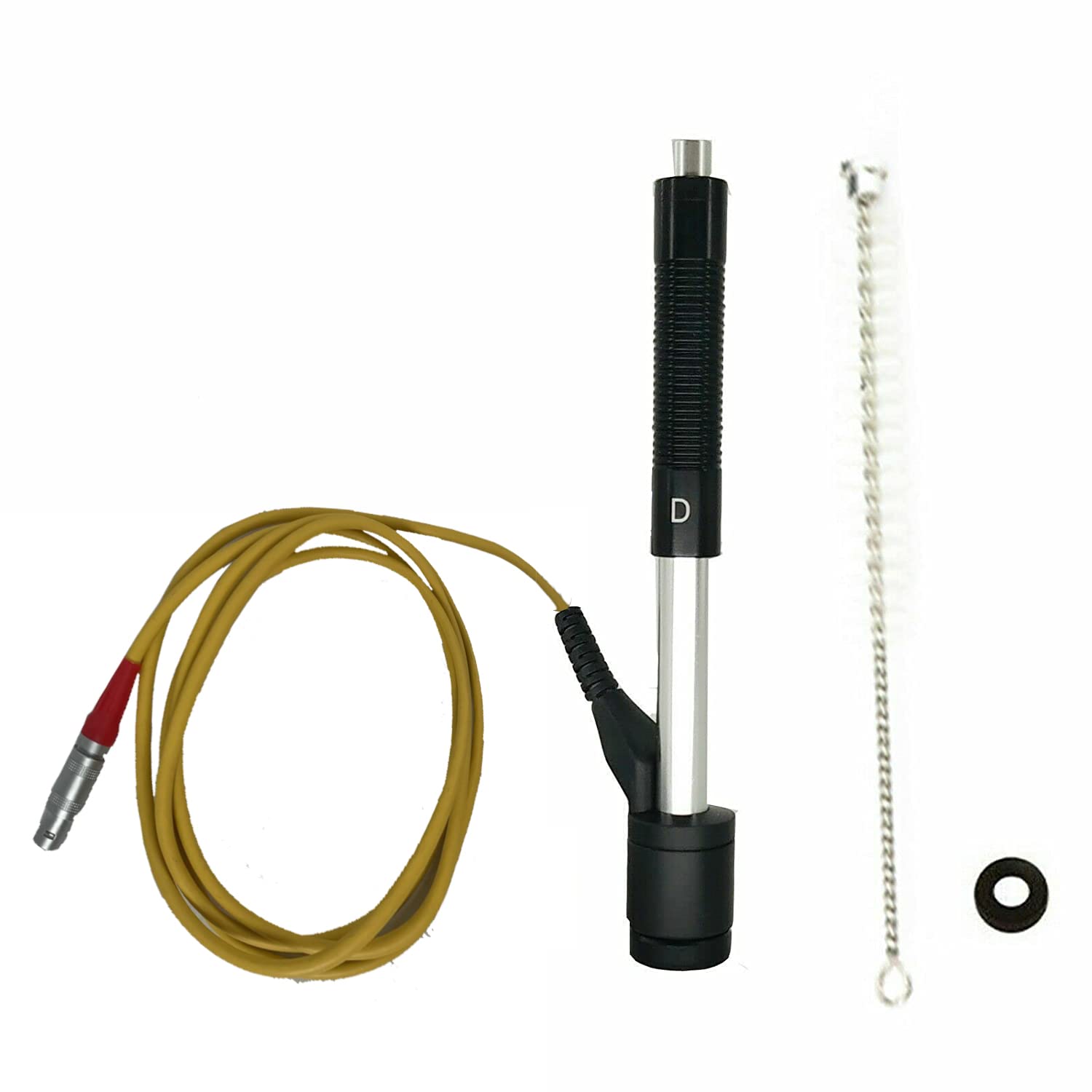 D Impact Device Probe for Leeb Hardness Tester - Automatic Recalibration & Identification | Perfect for Metal Testing in Manufacturing & Quality Control