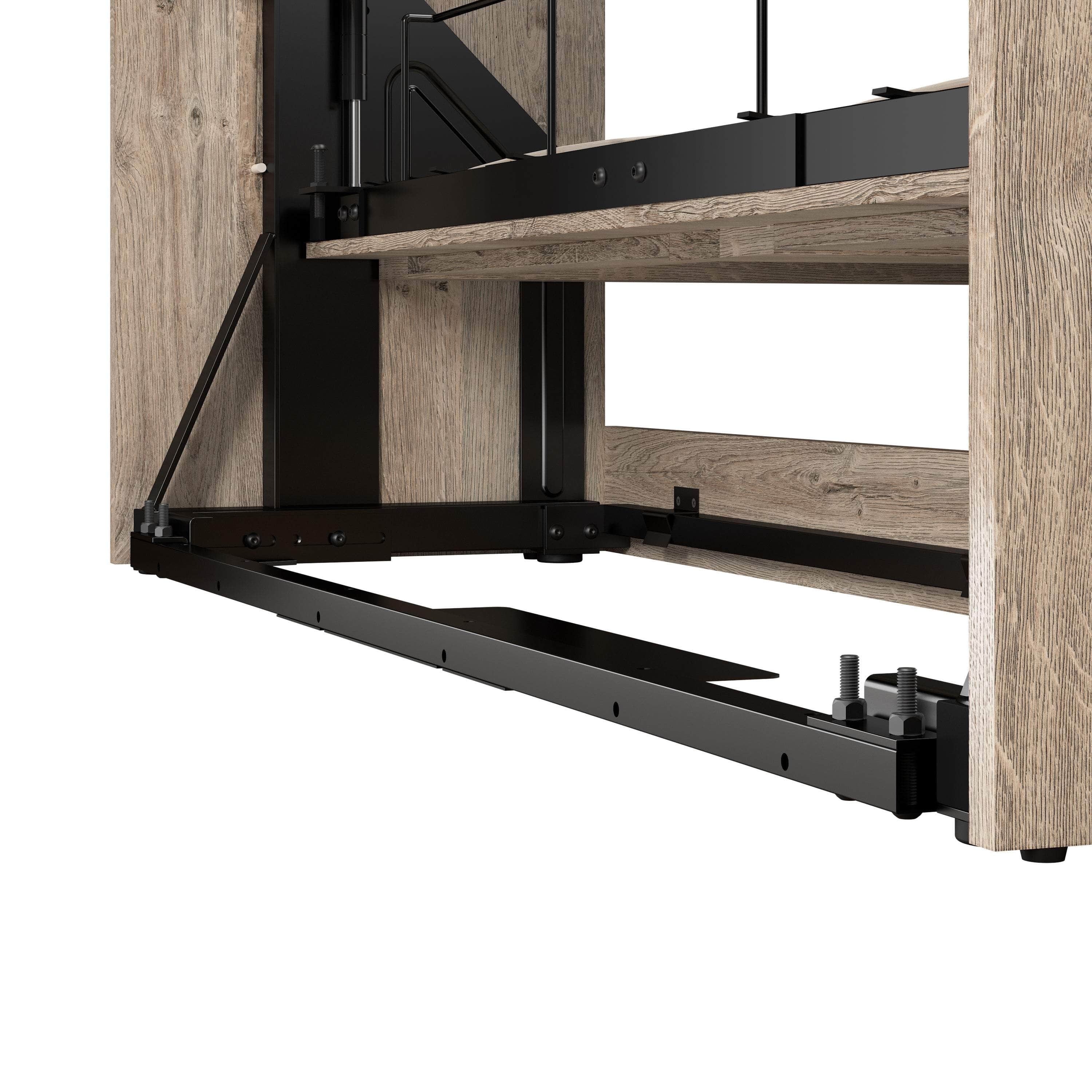 Pur Queen Murphy Wall Bed with 2 Storage Units - 136