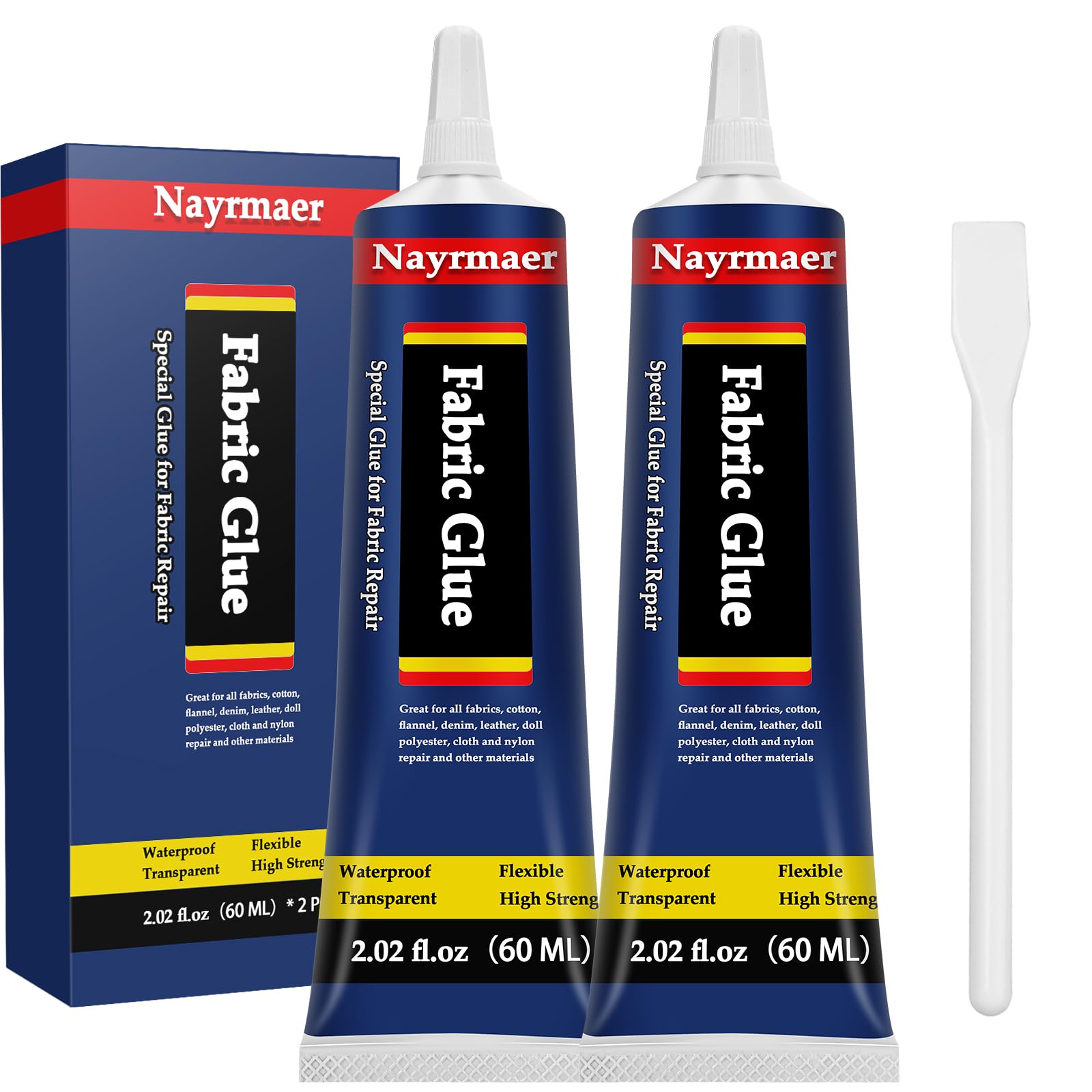120ml Strong Fabric Glue for Clothes, Upholstery, Textiles & Felt - Permanent Adhesive for DIY Crafts, Home Repairs & Sewing Projects
