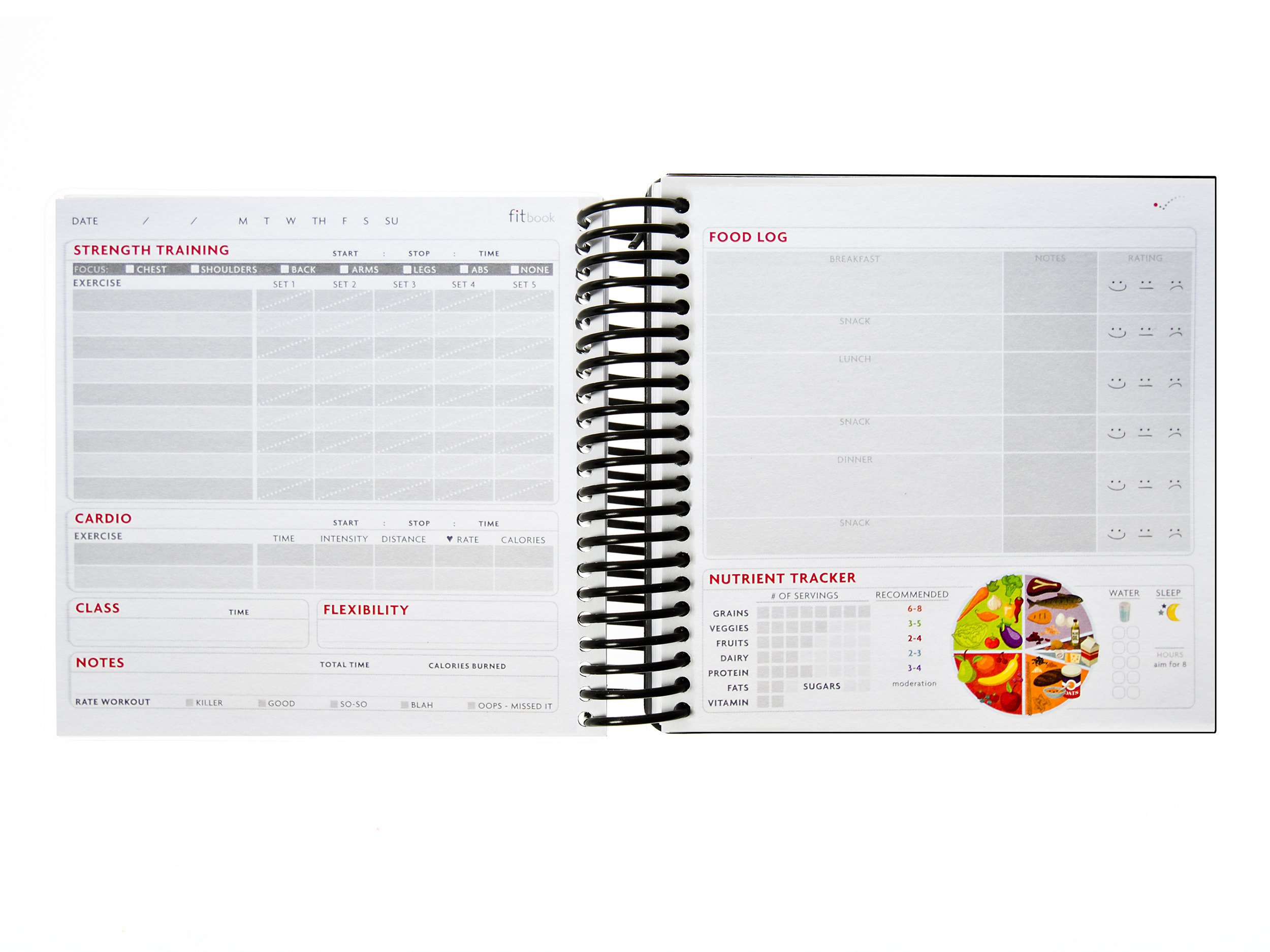 Fitlosophy Fitbook: 12-Week Fitness Journal & Workout Planner for Weight Loss, Exercise Tracking & Goal Setting - Perfect for Gym, Home Workouts & Fitness Challenges