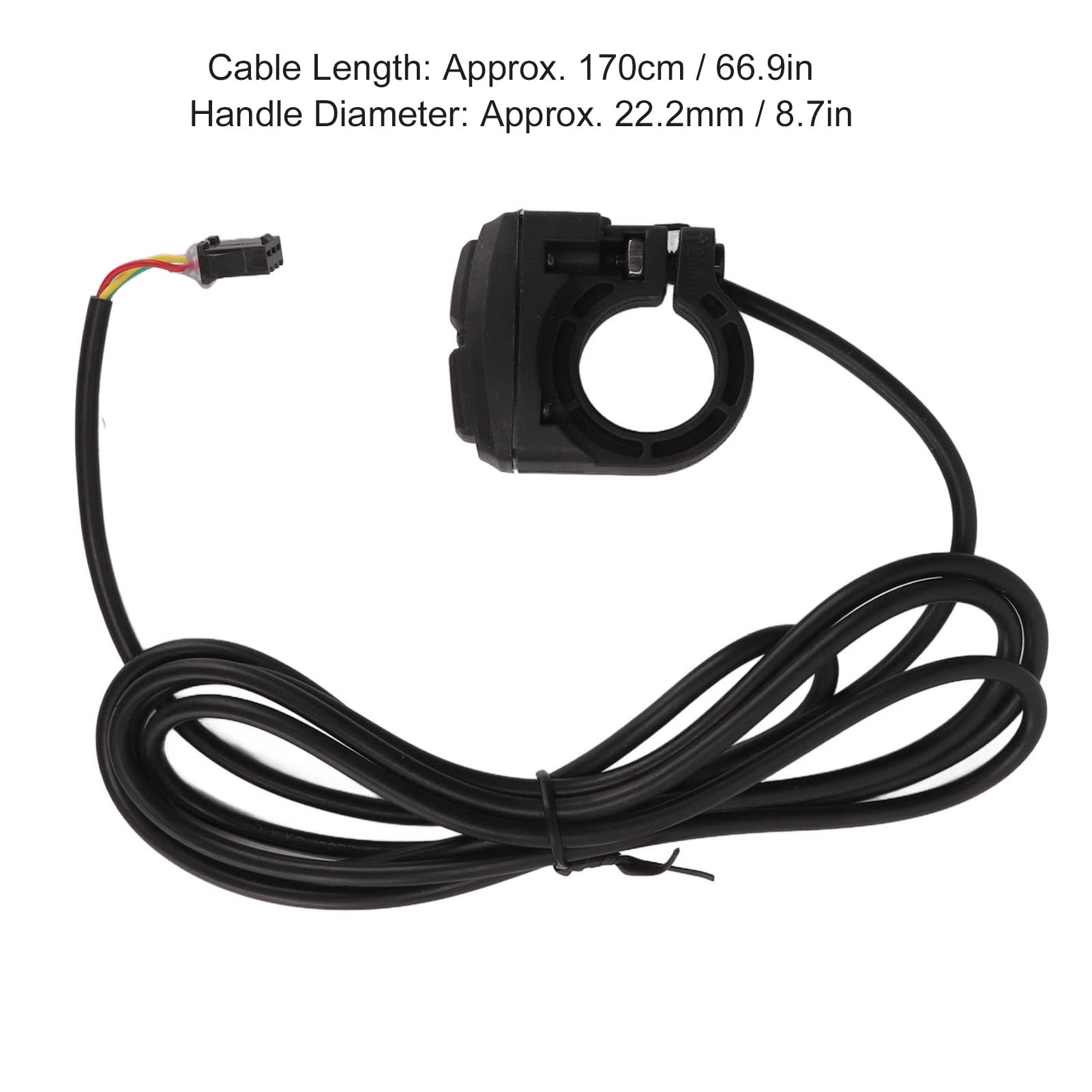 2-in-1 Electric Lamp Horn Switch with Light Adapter Cable for Motorcycle Scooter - Durable Control Switch for Headlight & Horn - Perfect for Night Riding and Urban Commuting