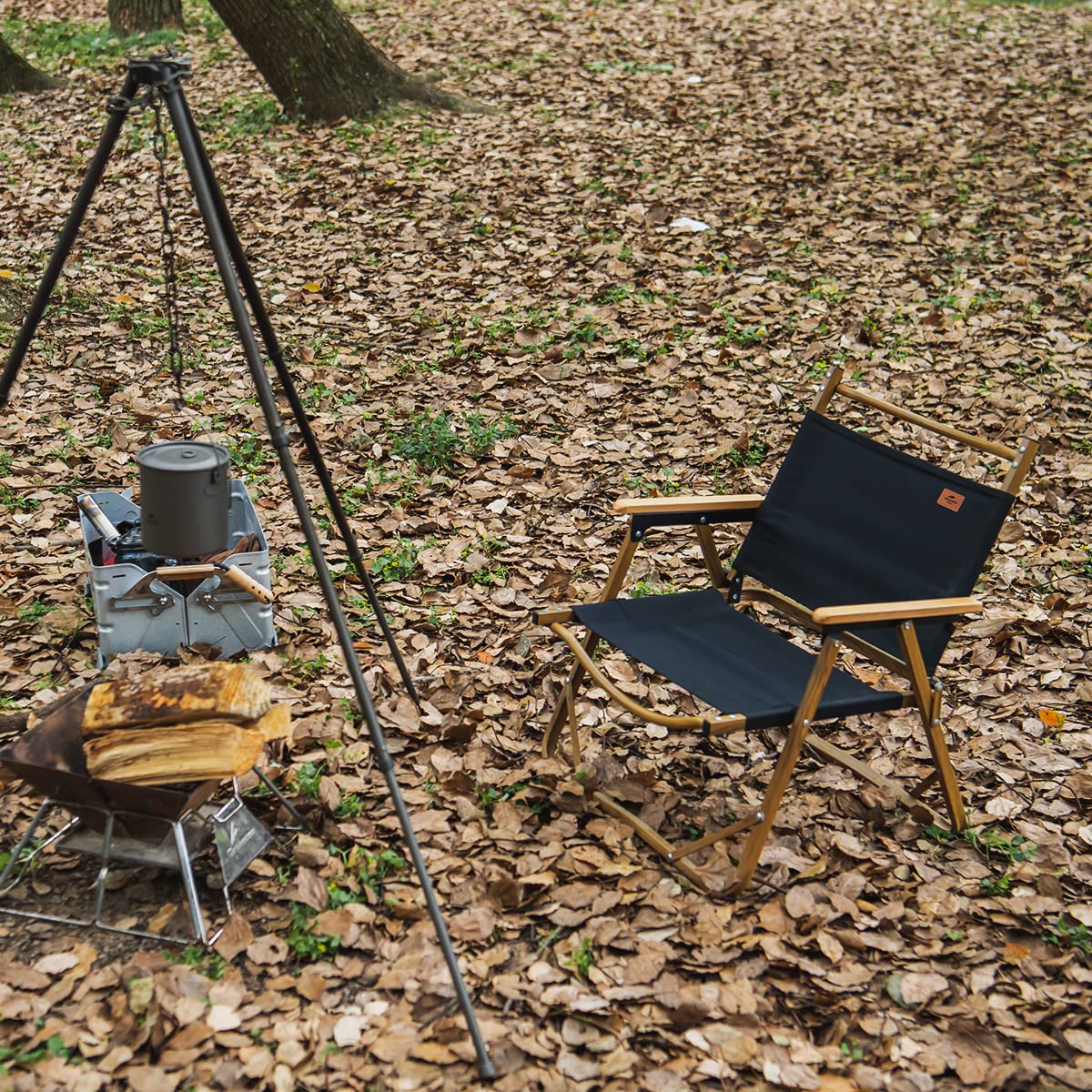 Naturehike MW02 Portable Folding Chair - Lightweight Aluminum Camping Chair for Outdoor Adventures, Picnics, Beach & Backpacking (Black) - Perfect for Camping, Hiking, Tailgating and Backyard Relaxation