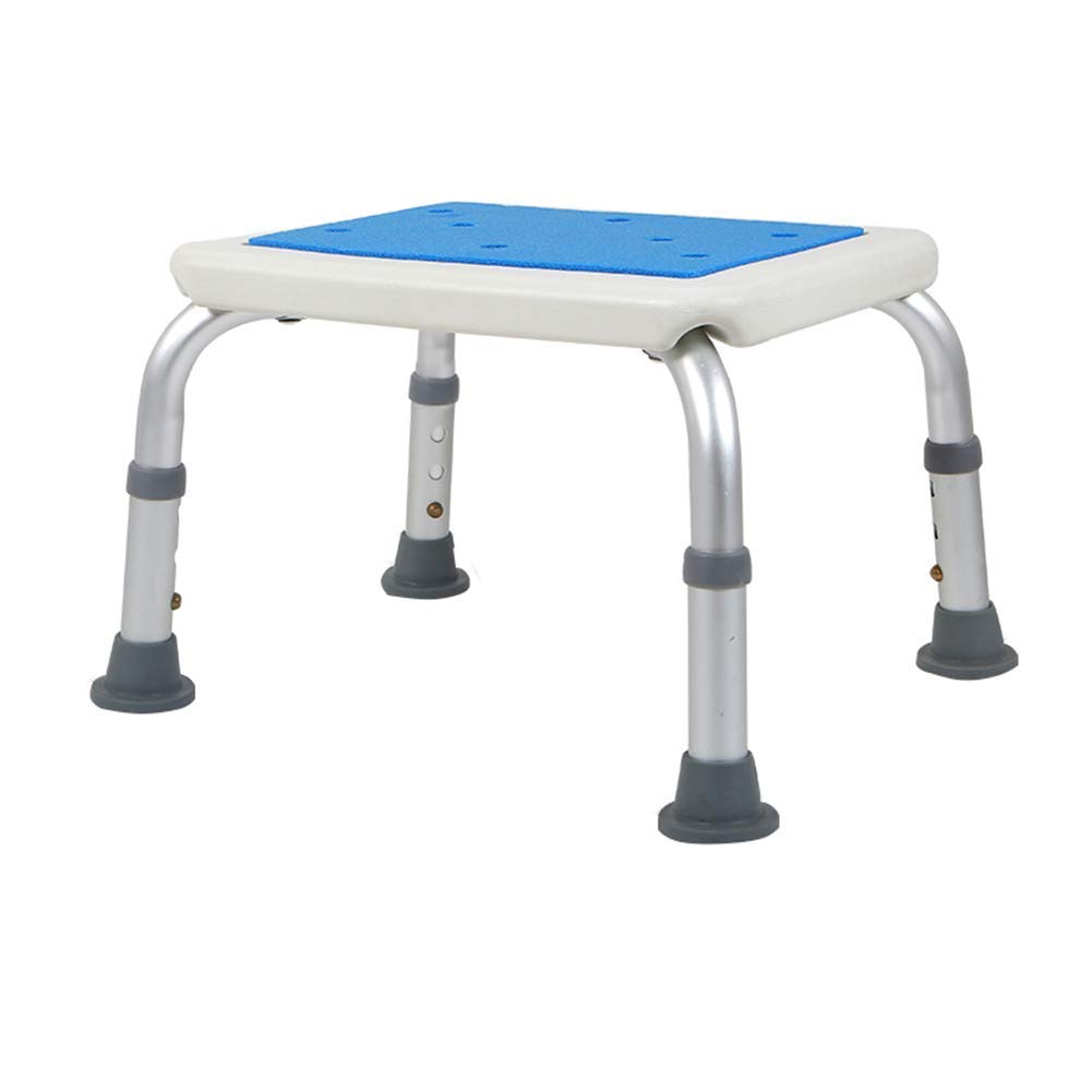 FXLYMR Adjustable Padded Shower Seat - Foldable Non-Slip Bathroom Bench for Elderly & Handicap | Spa, Bathtub & Toilet Safety Chair | Perfect for Seniors, Disabled & Post-Surgery Recovery