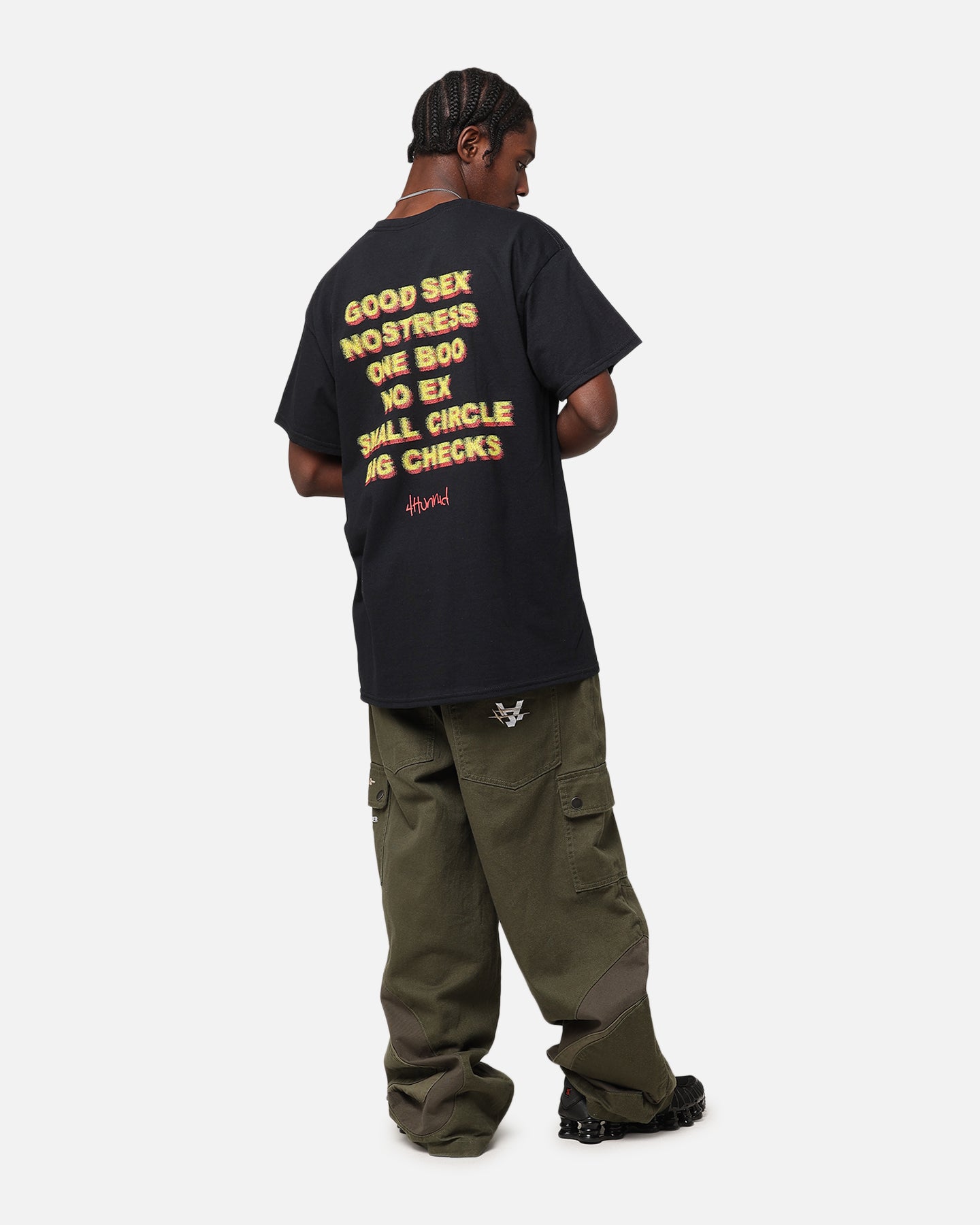 4HUNNID Good Sex Graphic T-Shirt for Men - Black Cotton Tee - Streetwear Fashion, Urban Style, Casual Outfit for Parties, Dating & Nightlife
