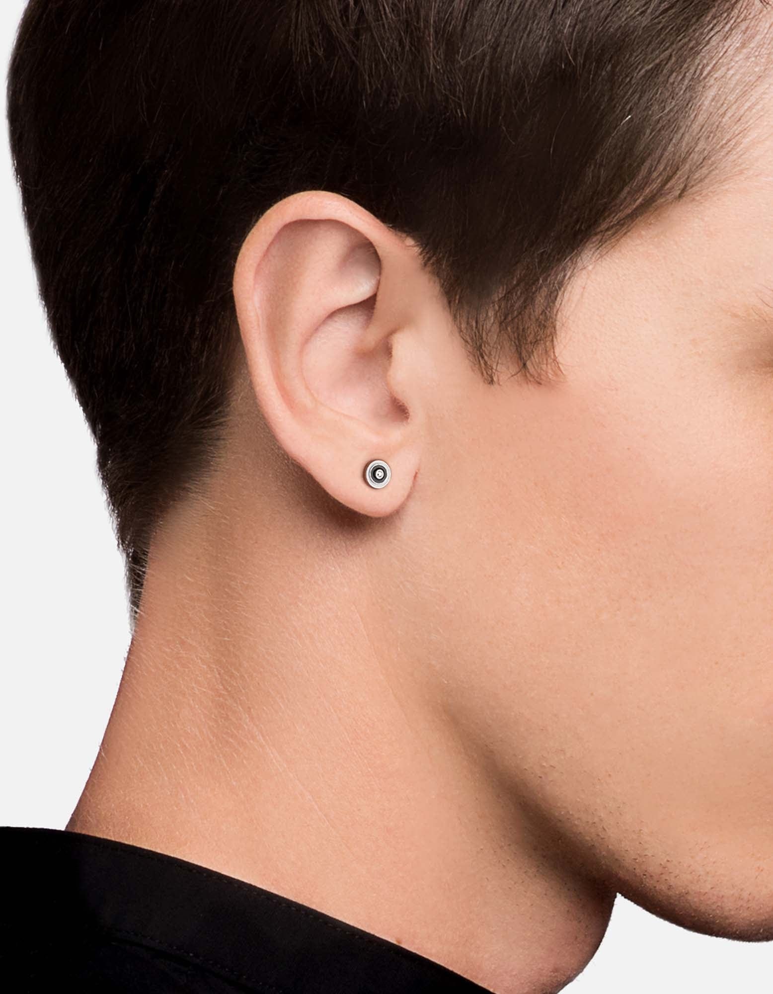 Opus Sapphire Stud Earrings for Women - 925 Sterling Silver with Black Sapphire Gemstone - Elegant Jewelry Gift for Birthday, Anniversary & Special Occasions