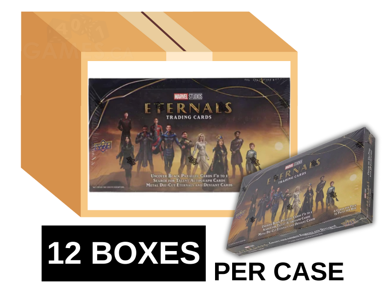 2023 Upper Deck Marvel Eternals Hobby Trading Cards - 12 Box Case Collection for Collectors & Investors | Perfect for Comic Conventions, Trading Events & Marvel Fan Displays
