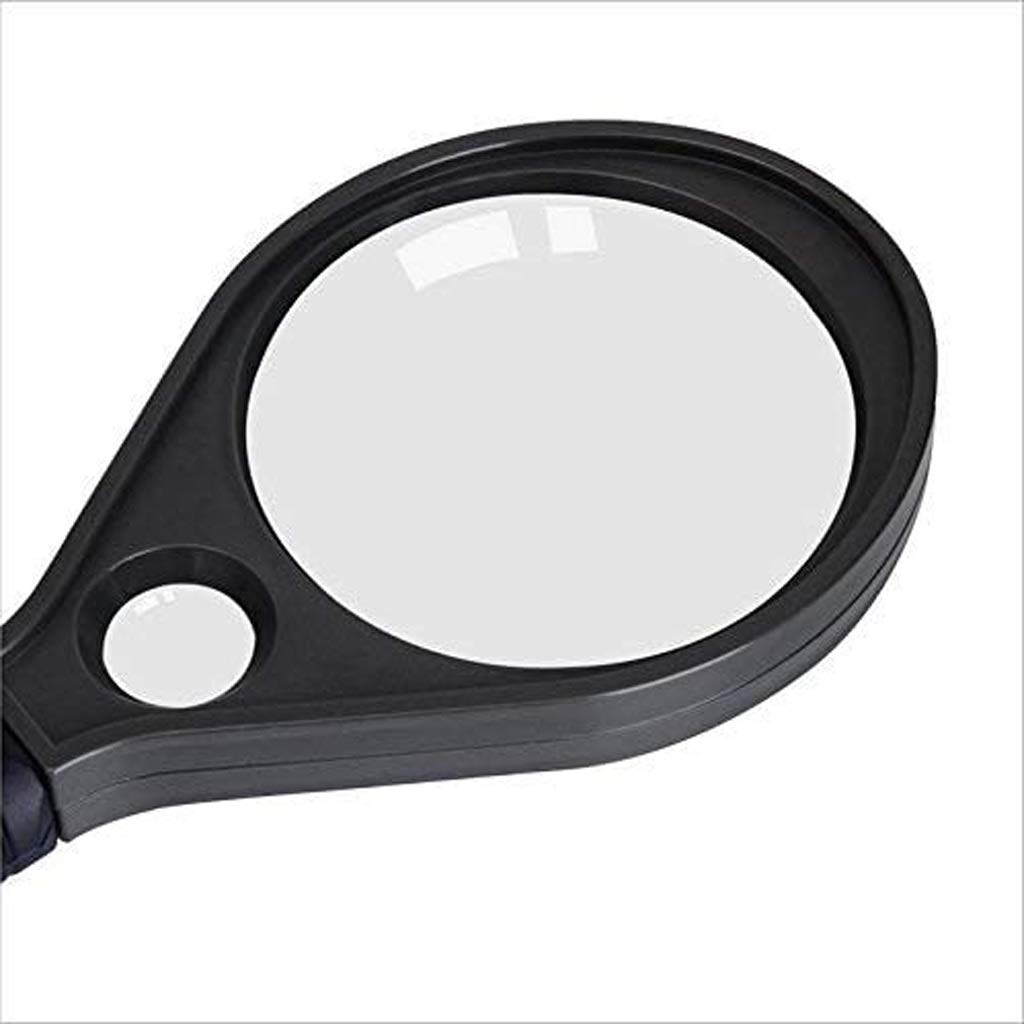 3.5X Magnifying Glass with Thickened Rubber Frame - Handheld Reading Magnifier for Books, Maps & Newspapers - Ideal for Kids, Seniors & Classroom Use - Perfect for Science, Insect Observation & Hobbies