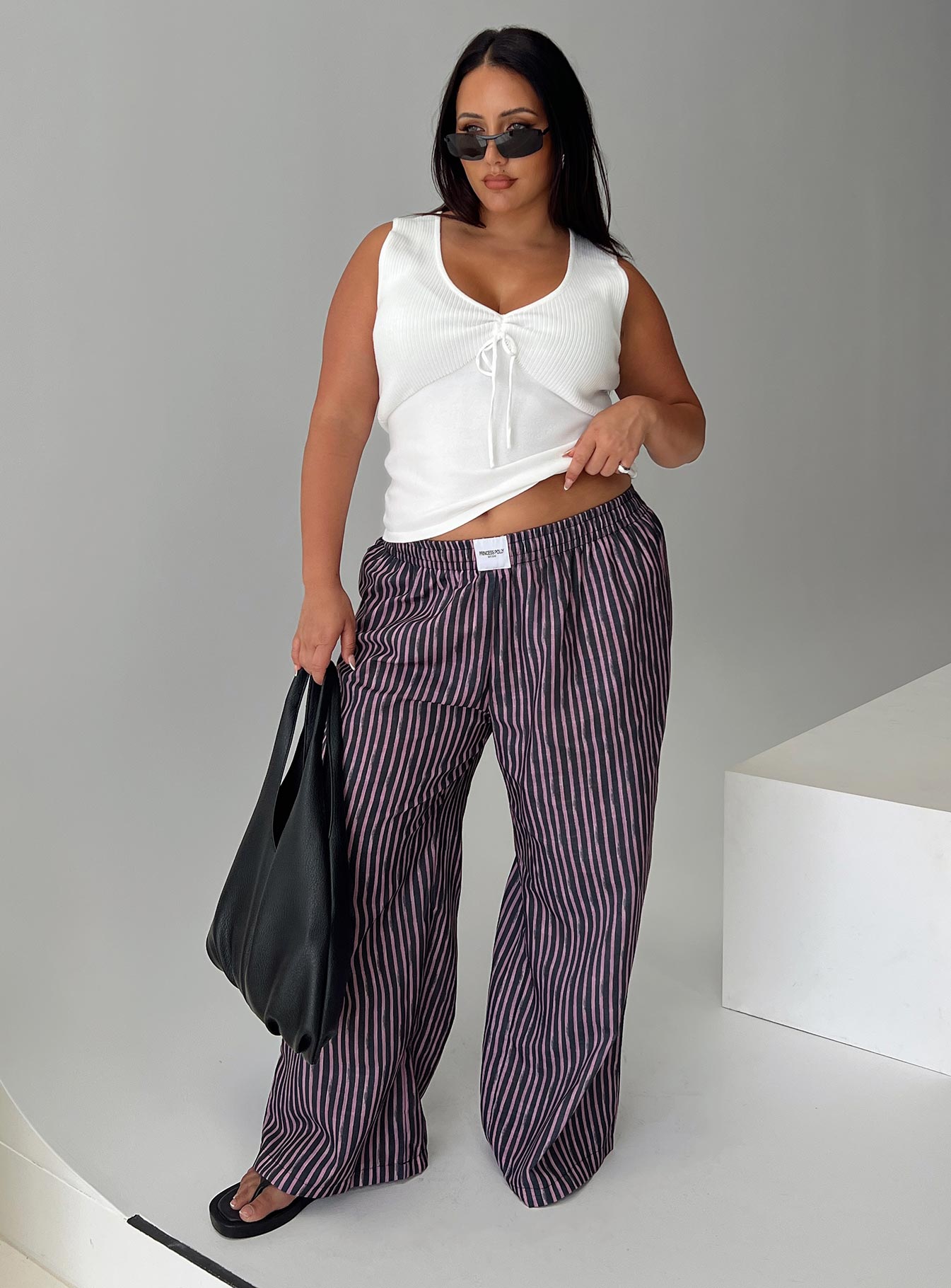 Stylish Beach House Pants for Women - Multi Curve Design | Perfect for Vacation, Lounging & Summer Outfits