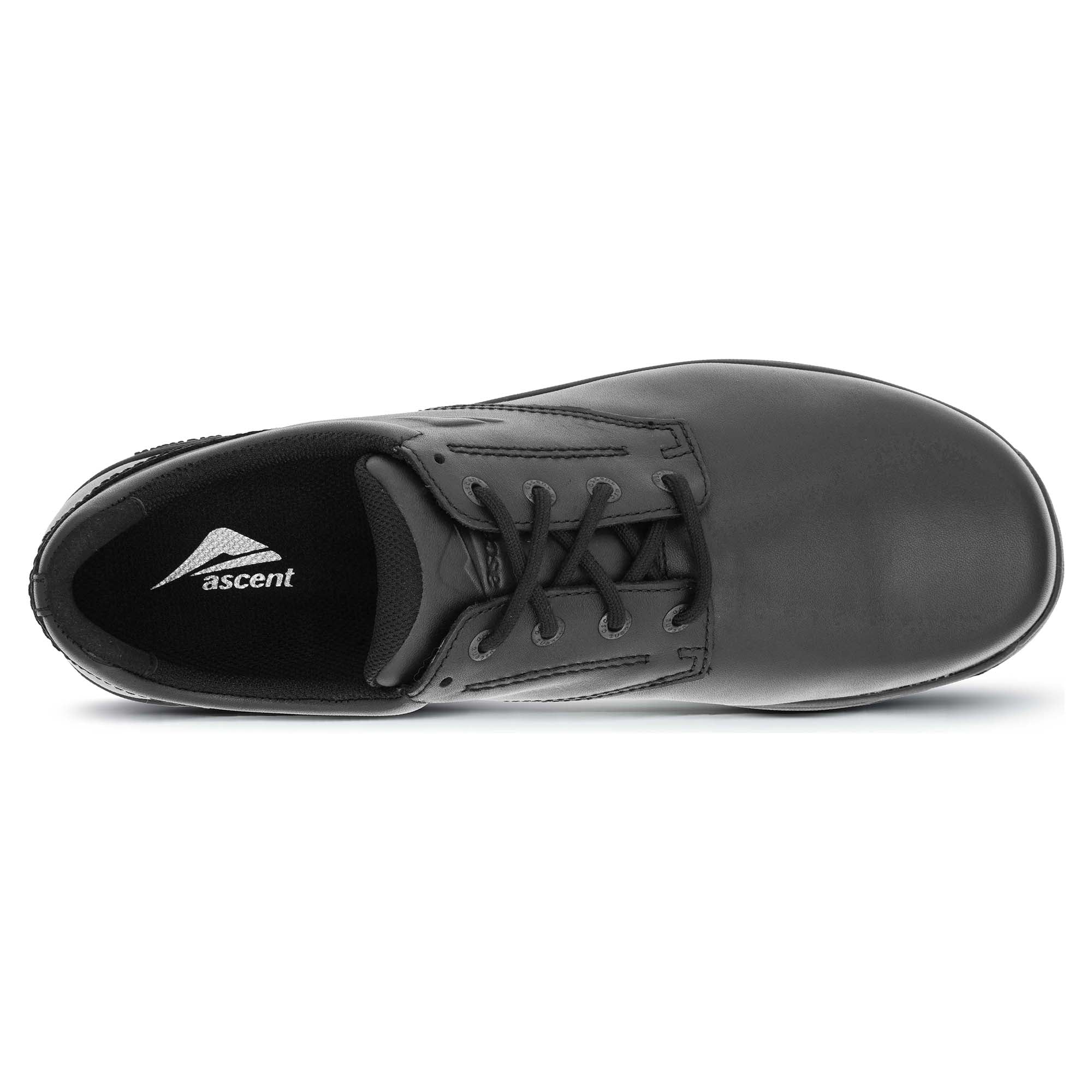 Apex Women's Senior School Shoes - Comfortable Black Leather School Shoes for Girls & Teens - Perfect for Classroom, Uniform Dress Code & Daily Wear