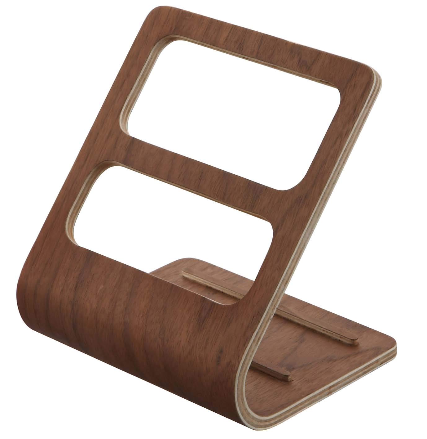 Yamazaki Home Remote Control Holder - Walnut Wood Storage Caddy for TV Remotes, No Assembly Required | Perfect for Living Room, Bedroom & Home Theater Organization