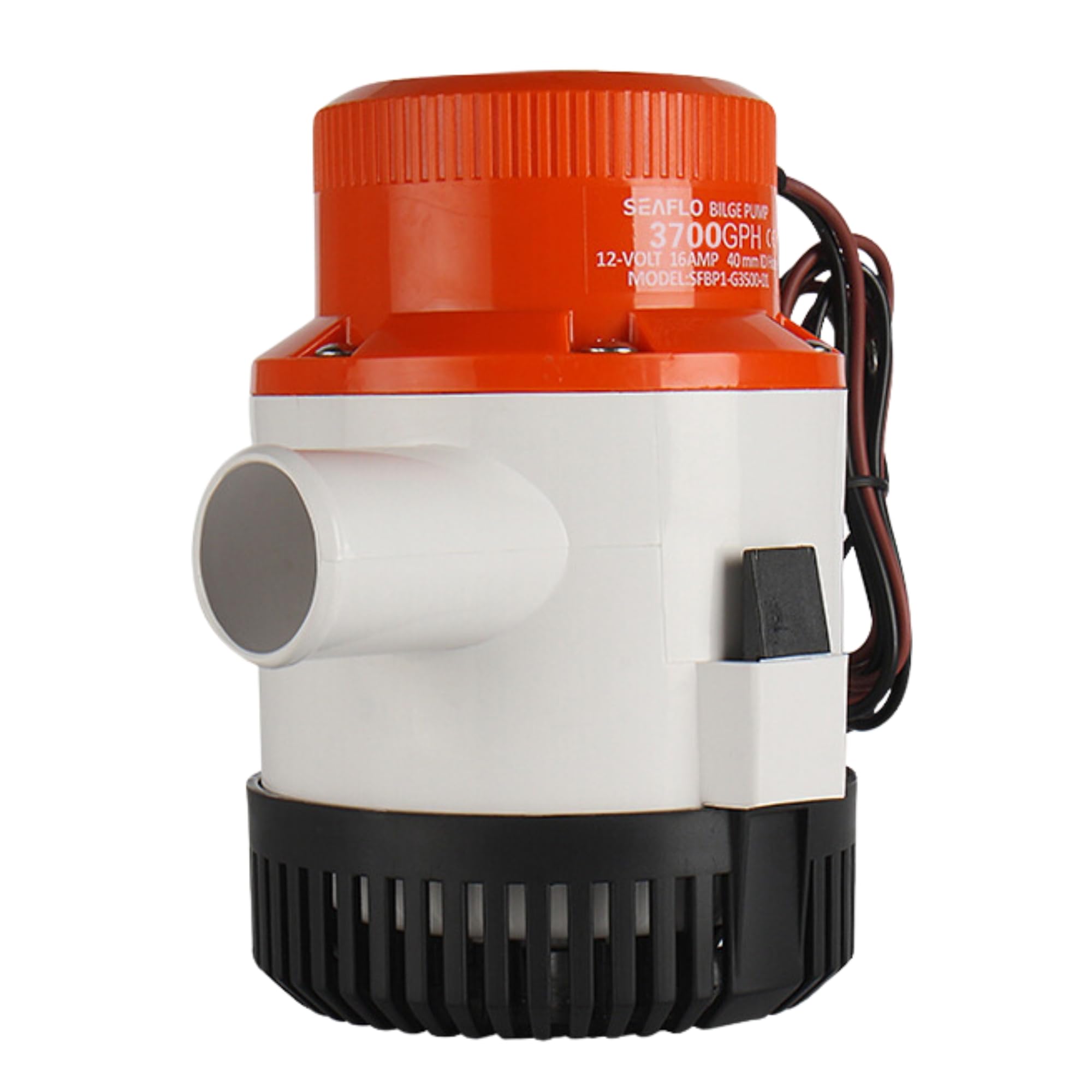 SEAFLO 3700 GPH Electric Marine Bilge Pump - High Capacity Water Removal for Boats, Yachts & Fishing Vessels - Ideal for Flood Prevention & Emergency Water Drainage