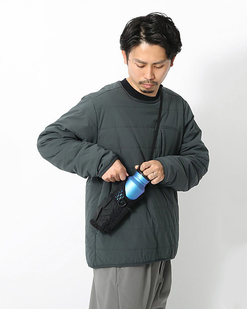 Double Sided Mesh Bottle Holder - Insulated Reusable Water Bottle Carrier for Hiking, Gym, and Outdoor Activities