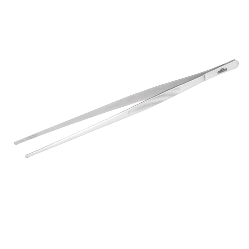 Napoleon 55025 Premium Stainless Steel Grilling Tongs - 12 Inch BBQ Cooking Tongs for Grilling, Flipping, Serving Meat, Vegetables & More - Perfect for Outdoor BBQ, Camping & Backyard Cookouts