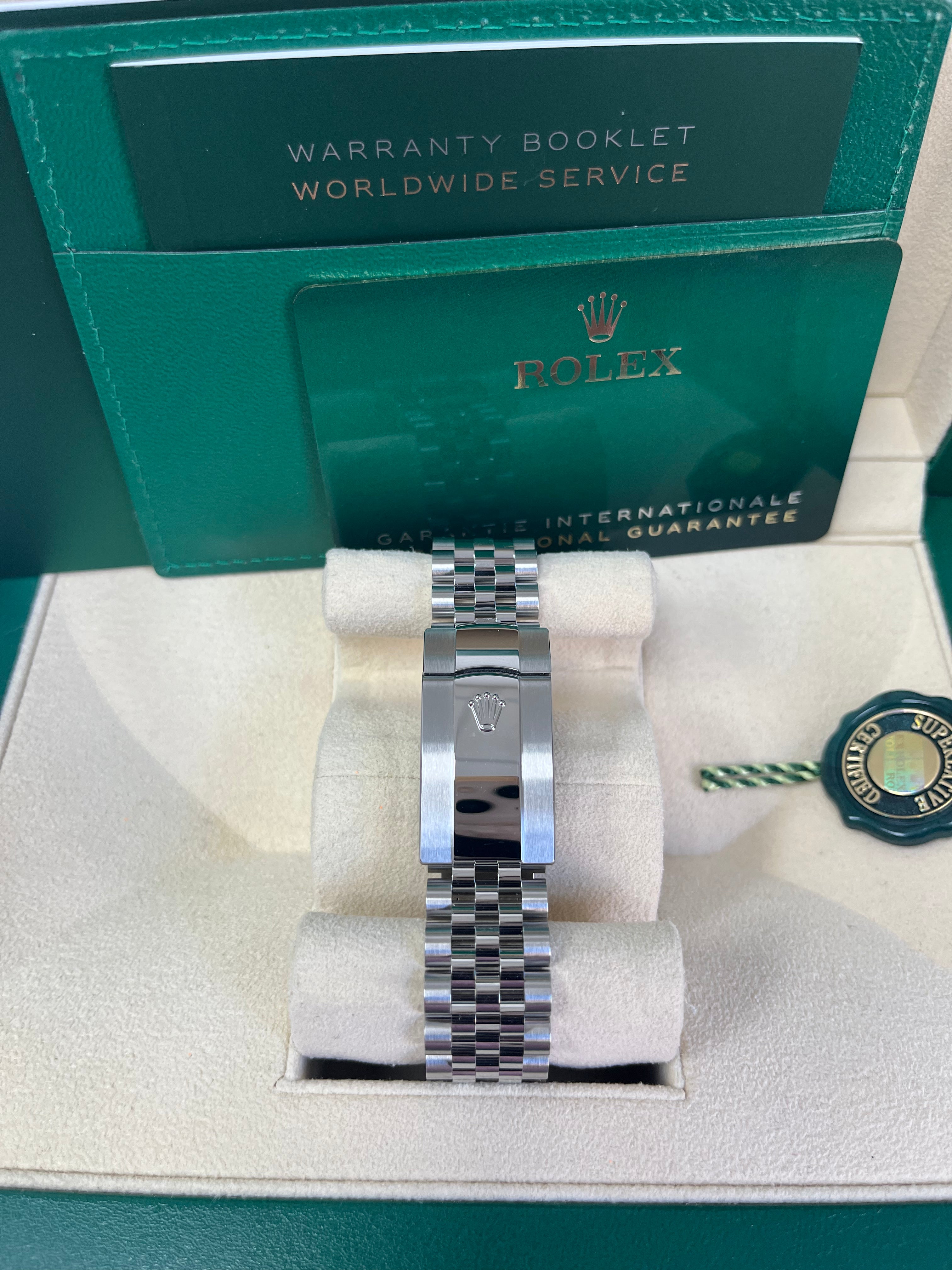 Rolex Datejust 36mm Watch - Mother of Pearl Diamond Dial & Bezel, Stainless Steel Jubilee Bracelet (Ref#126284RBR) | Luxury Men's & Women's Timepiece for Business, Gifts & Special Occasions